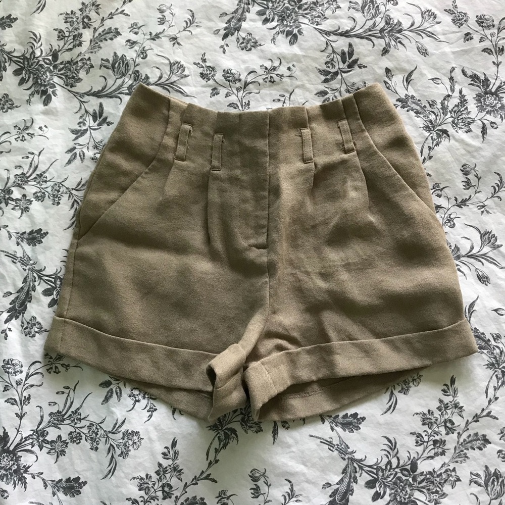 F21 High Waisted Trouser Shorts